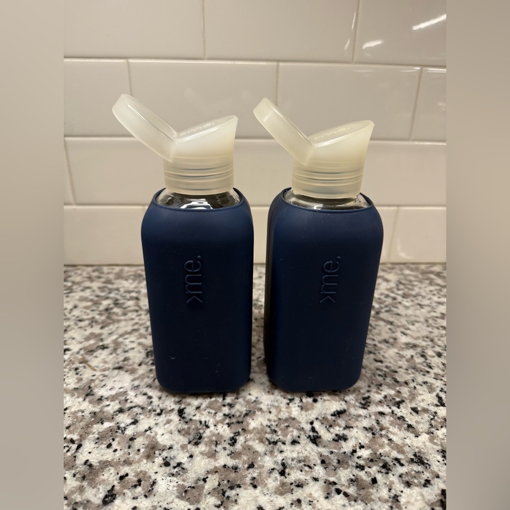 Glass Bottle Drinkware- Set of 2